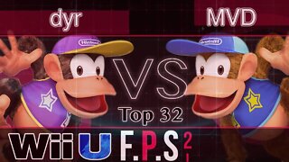 MVG|dyr (Diddy) vs. PG|MVD (Diddy) - Wii U Top 32 - FPS2