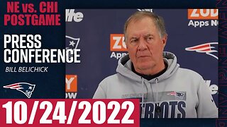 Bill Belichick Postgame Press Conference - October 24, 2022 (NFL Patriots vs Bears)