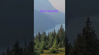 Bow Summit looking at Peido Lake in the Canadian Rockies BurnEye explores #shorts