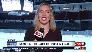 Pregame live shot ahead of Game 6 of the Pacific Division Finals