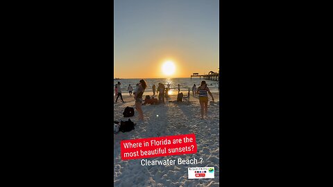 Where in Florida are the most beautiful sunsets? Clearwater Beach ? Florida Life 👌