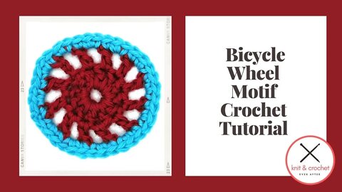 Motif of the Month November 2014: Bicycle Wheel Motif Crochet Tutorial