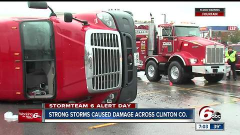 Strong storms leave trail of damage across Clinton County