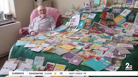 Vet turning 95 receives hundreds of birthday cards