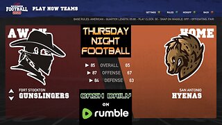 THURSDAY NIGHT FOOTBALL with Cash Daily: Episode 1