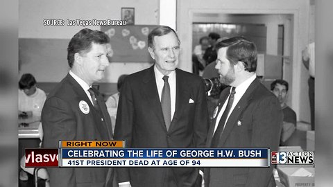 Geroge H.W. Bush in Las Vegas