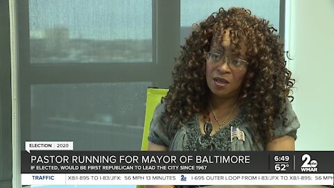 Shannon Wright: Pastor running for mayor of Baltimore