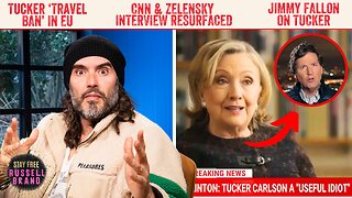 Hillary Clinton ATTACKS “Puppy Dog” Tucker Carlson + EU TRAVEL BAN?!! - Stay Free #302