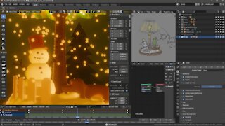 Blender 3D Basic Introductory Course Time-lapse - Table Lamp