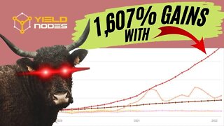 1607% With Super-Simple Crypto Passive Income Yield Nodes!