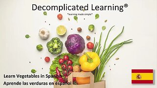 Learn vegetables in Spanish