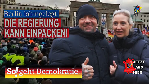 REGIERUNG KANN EINPACKEN AfD-POLITIKER UNTERHALTEN SICH MIT DEN DEMONSTRANTEN !