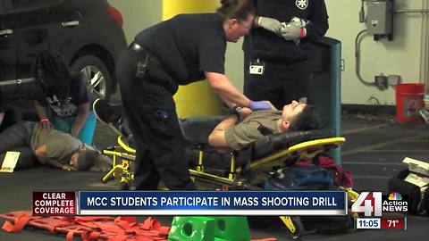 MCC students participate in mass shooting drill