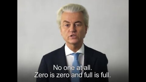 Geert Wilders: "No more rapefugees... Null is Null and Full is Full"