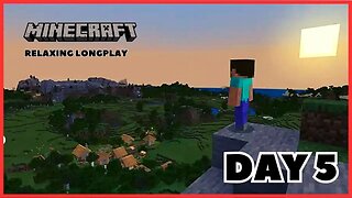 Minecraft Survival - Relaxing Longplay 100 DAYS FINISHING THE ROOF No Commentary 1.20 Episode 5