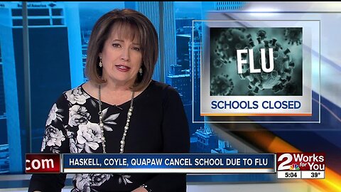 Haskell, Coyle, Quapaw cancel school due to flu