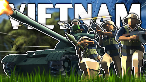 Vietnam Battle Simulator Cinematic! NEW Ravenfield VIETNAM WAR Mods!?