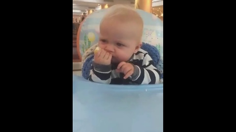 Little Tot Doesn't Know How To React After Tasting Lemon For The First Time