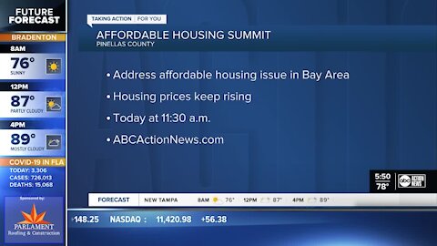 Virtual summit to address lack of affordability housing in Pinellas County