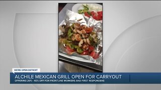Alchile Mexican Grill open for carryout