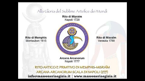 L'antico Egitto a Napoli.Scopriamo le tracce nascoste nella cultura napoletana DOCUMENTARIO Massoneria EGIZIA del Santuario Egizio d'Italia del Rito Egizio di Memphis-Misraïm Arcana Arcanorum quello che fate voi massoni politeisti pagani idolat