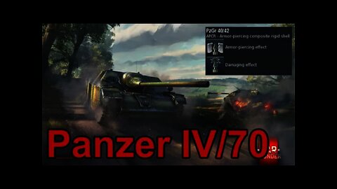 War Thunder Panzer IV/70 (V) Please add PzGr 40/42 round