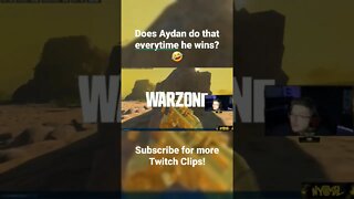 Aydan does a... unique victory dance after his Warzone win. (Warzone 2) #shorts #callofduty