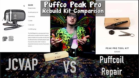 Puffco Peak Pro Rebuild Kit Comparison! Puffcoil VS JCVAP! Where's a 3rd company @ lmk