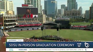 SDSU holds in-person graduation ceremony