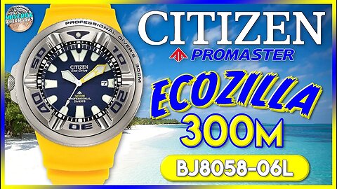 Mellow Yellow! | Citizen Promaster Ecozilla 300m Diver BJ8058-06L Unbox & Review