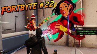 Fortbyte #22 Rox Spray in Underpass | FORTNITE LOCATION