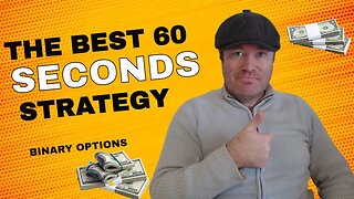 😱😎The Best 60 SECOND Binary Options Strategy With 90% Win Rate💵💻