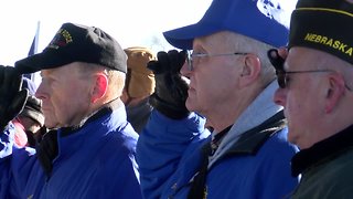 Hundreds in Omaha attend funeral for veteran they had never met