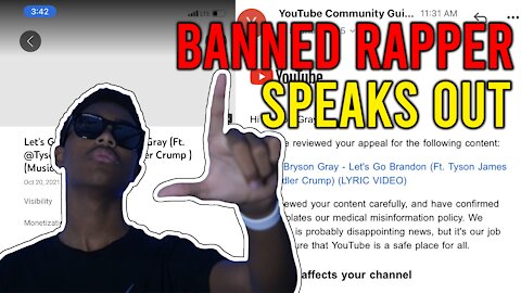 BANNED RAPPER SPEAKS OUT