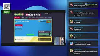 LIVE RACING WITH FANS! Nitro Type