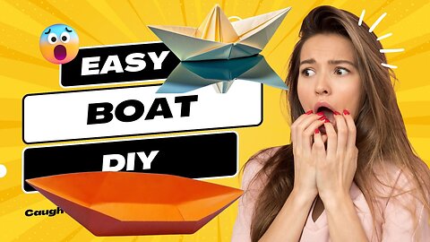 Origami Boat Folding Tutorial | HOW TO FOLD A SIMPLE ORAGEMI BOAT