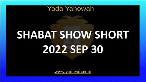 Shabat Show Short 2022 Sep 30
