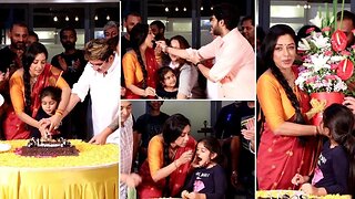 Rupali Ganguly Birthday Celebration On Anupama Serial Set With Gaurav Khanna & Cast