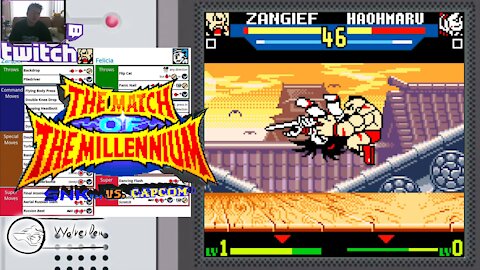 (NeoGeo Pocket Color) SNK vs. Capcom MotM - 26 - Tag Mode - Naked Force - Lv Gamer - Team R Fun!