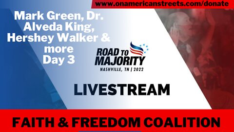 Faith & Freedom Coalition | Mark Green, Dr. Alveda King, Herschel Walker & more - day 3