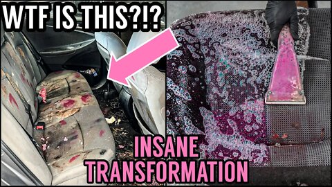 Deep Cleaning The NASTIEST REPO Car Ever! | Insanely Satisfying Car Detailing Transformation How To!