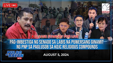 LIVE | Pag-imbestiga ng Senado sa labis na puwersang ginamit ng PNP sa paglusob sa KOJC compounds