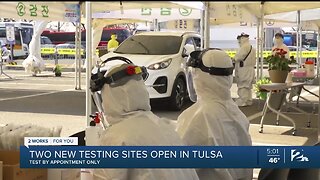 Two New Testing Sites to Open in Tulsa