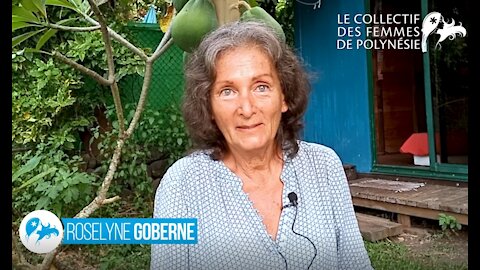 Roselyne GOBERNE par le Collectif des Femmes de Polynésie