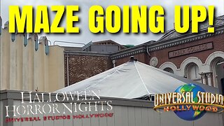 Halloween Horror Nights & Plaza Construction | Busy Sold Out Crowds | Universal Studios Hollywood