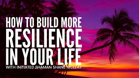 How To Build More Resilience In Your Life With Initiated Shaman Shane McLeay