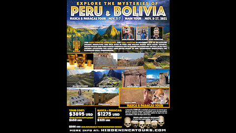 Lost Ancient Technology Tour Of Peru And Bolivia November 2021