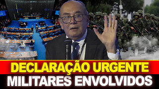 BOMBA ! GILMAR MENDES FAZ GRAVE DECLARAÇÃO !! MILITARES ENVOLVIDOS.. ACABOU !