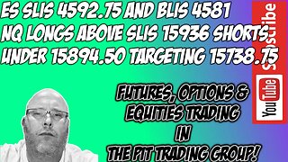 ES NQ Weak RTY Turning - Premarket Trade Plan - The Pit Futures Trading