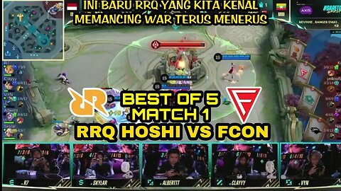 INI RRQ YANG KITA KENAL MEMANCING WAR TERUS MENERUS TETAPI MEMENANGKAN WARNYA!! RRQ VS VCON- MLBB M4